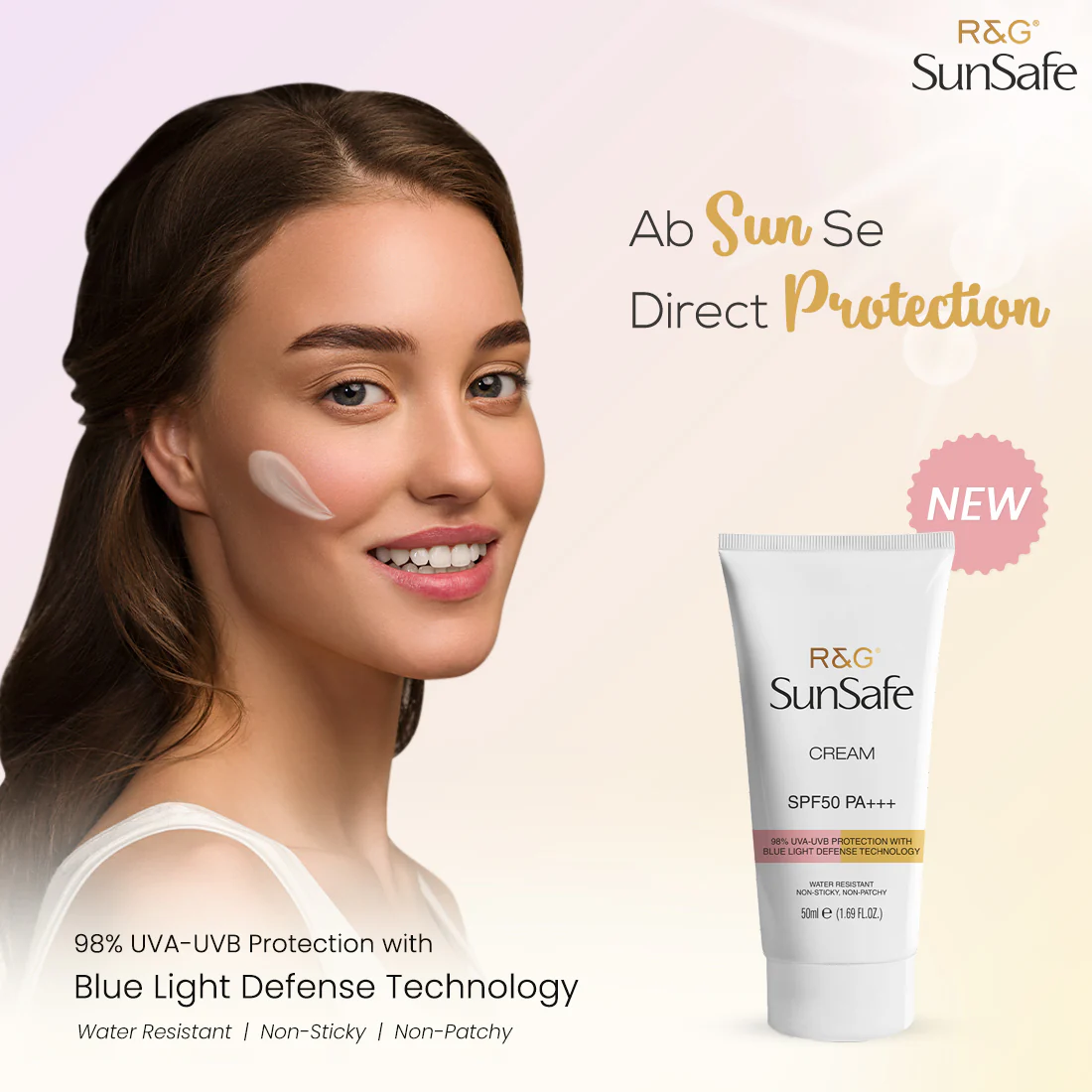 R&G SunSafe SPF 50 Sunscreen & D-Tan Pack Combo | Broad Spectrum PA+++ with Tan Removal | Protection Against UVA-UVB Rays | Helps in Minimize Age spots - Image 11
