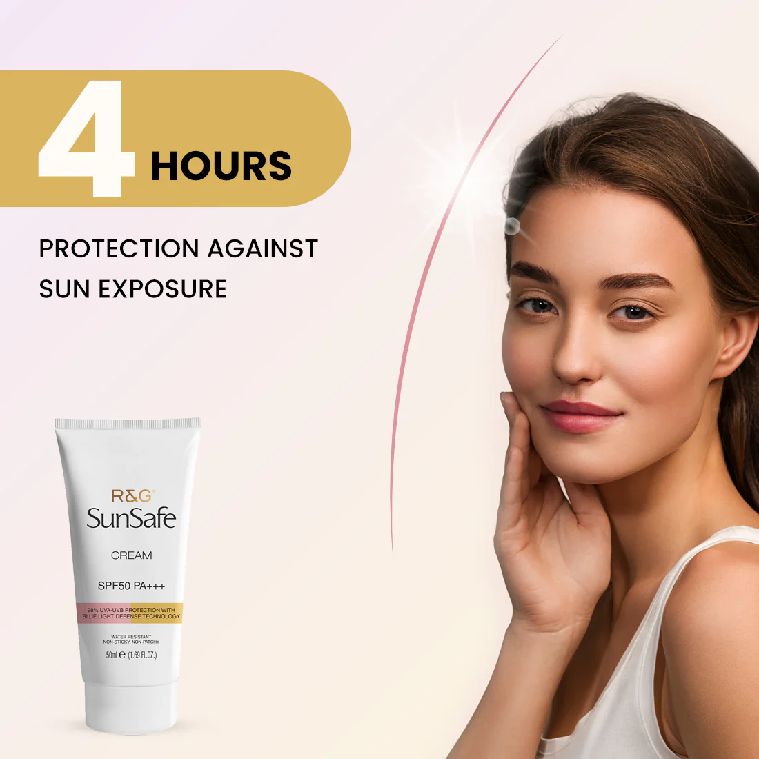 R&G SunSafe SPF 50 Sunscreen & D-Tan Pack Combo | Broad Spectrum PA+++ with Tan Removal | Protection Against UVA-UVB Rays | Helps in Minimize Age spots - Image 6