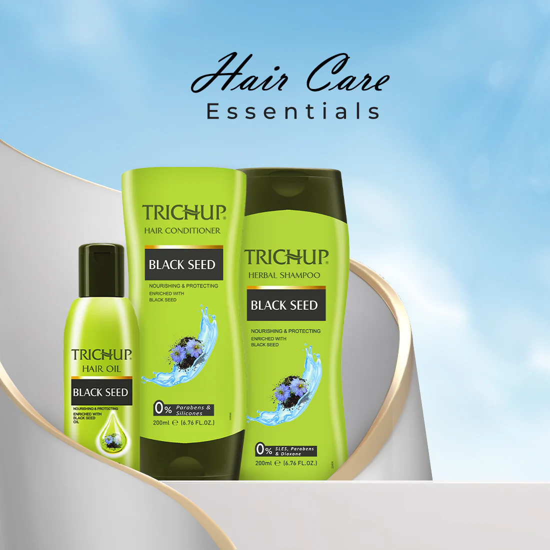 Trichup Black Seed Hair Oil - Prevent Premature Greying of Your Hair - Effectively Nourishes, Protects Hair from Damage & Promotes Healthy Hair - 100ml (Pack of 2) - Image 5