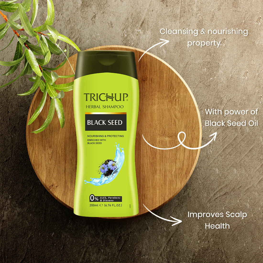 Trichup Black seed Oil & Shampoo - Helps to Prevent Premature Greying of Your Hair - Effectively Nourishes & Strengthening Your Hair and Preserve Elasticity - Image 3