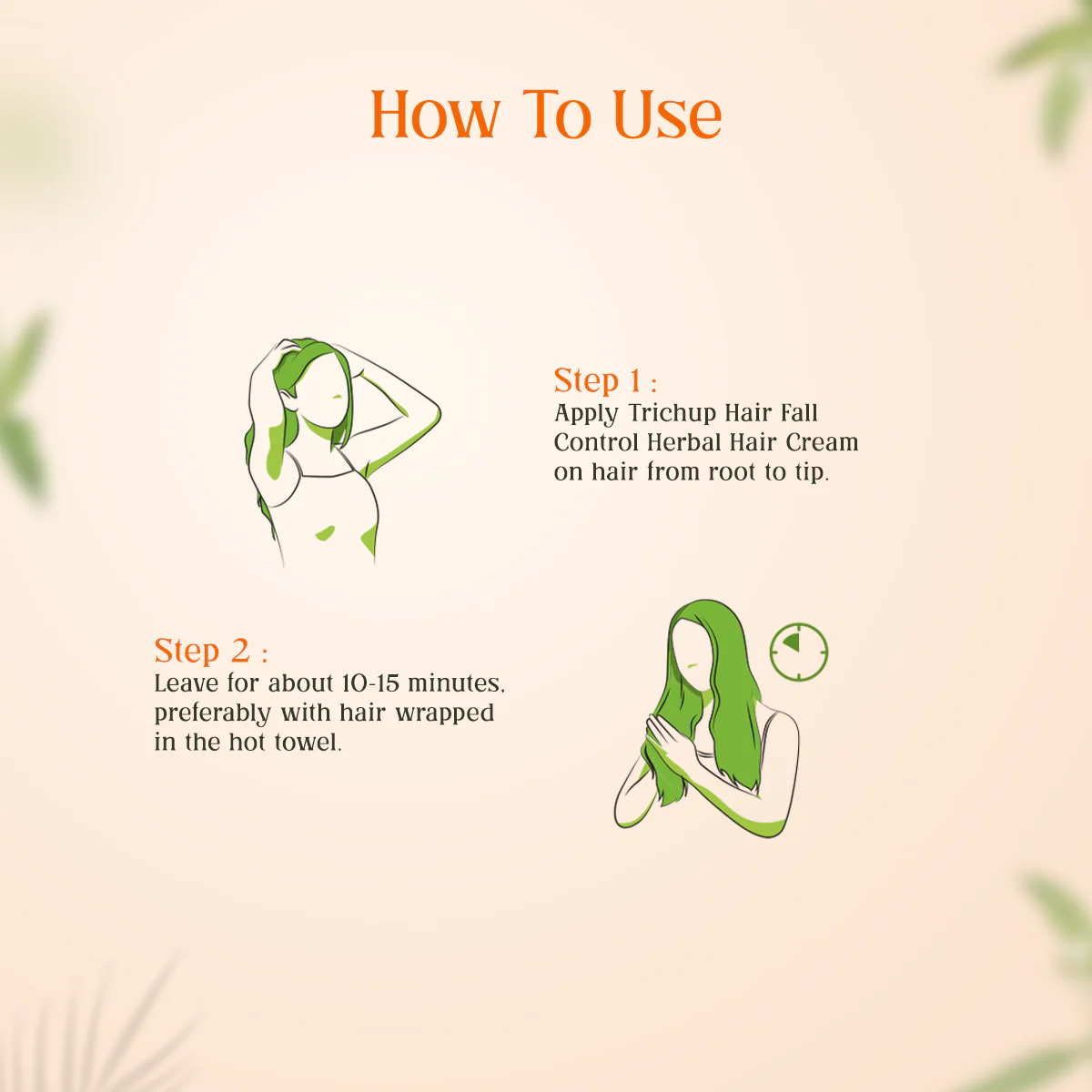 Trichup Hair Fall Control Herbal Hair Cream - Enriched with Bhringraj & Amla - Prevents Premature Falling of Hair - Gives Vital Nourishment to the Hair Follicle - Image 6