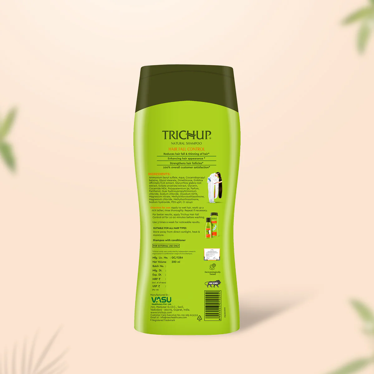 Trichup Hair Fall Control Natural Shampoo - Enriched with Bhringraj - Cleanse Your Hair Effectively & Protect From Breakage - Get Healthy & Shiny Hair All Day Long - Image 17