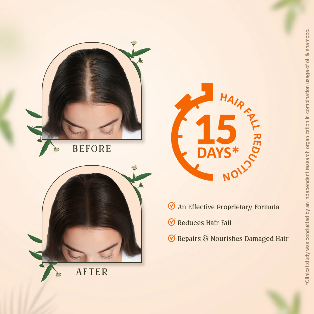 Trichup Hair Fall Control Oil(200ml), Shampoo(200ml) & Cream(200ml) - Image 3