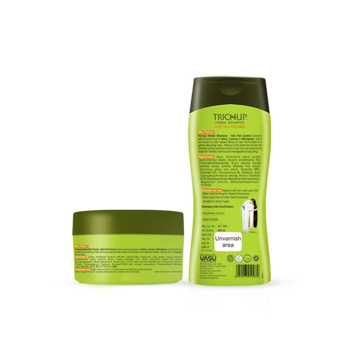 Trichup Hair Fall Control Shampoo & Cream - Enriched with Amla, Bhringraj & Licorice - Helps to Reduce Hair Fall & Strengthens Your Hair follicles - Image 11