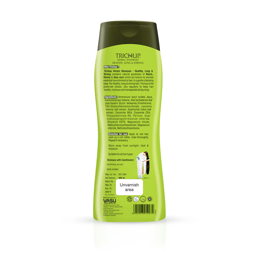 Trichup Healthy Long & Strong Natural Shampoo - Enriched Aloe Vera, Neem & Henna - Provides Essential Nutrients & Strengthen Your Hair Beyond all Expectations - Image 13