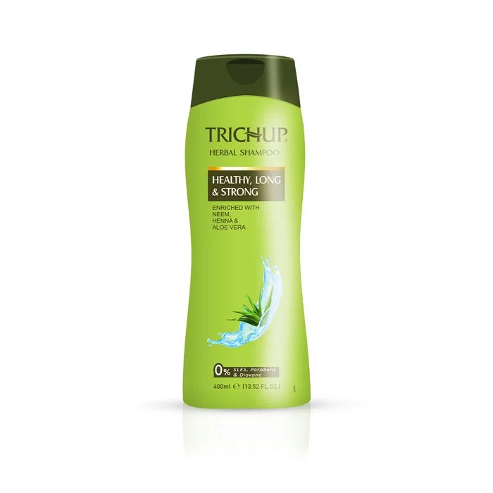 Trichup Healthy Long & Strong Natural Shampoo - Enriched Aloe Vera, Neem & Henna - Provides Essential Nutrients & Strengthen Your Hair Beyond all Expectations - Image 7