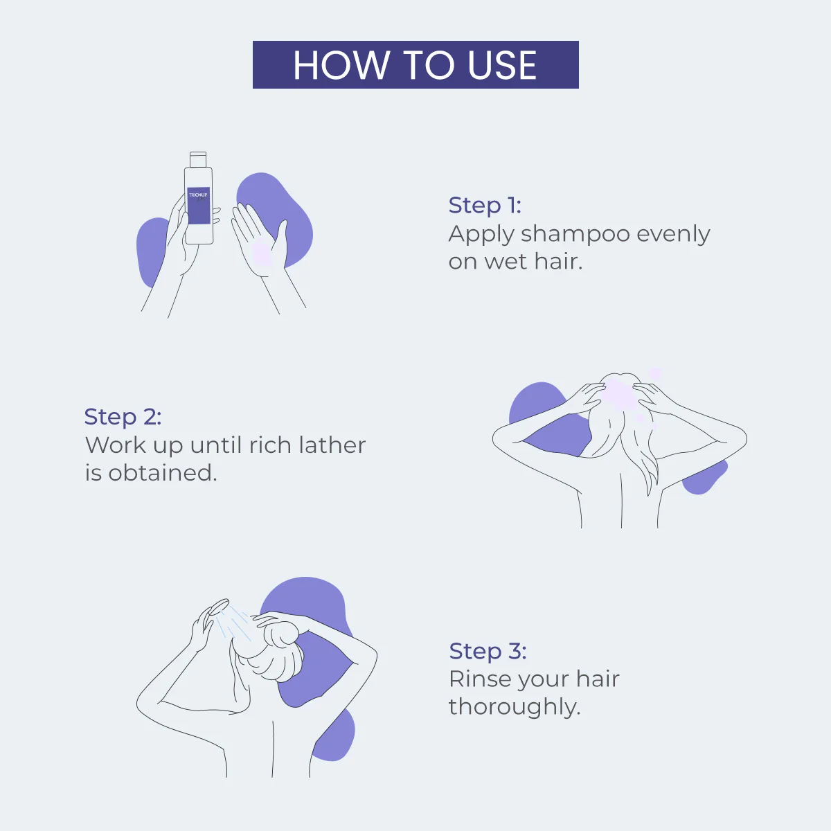 Trichup Pro Damage Repair Shampoo for Dry Frizzy Hair | Instant Dual Action Rebonding & Smoothing | Improves Texture, Volume, Manageability & Shine with Advanced Ingredients | For Men & Women - 300ml - Image 10