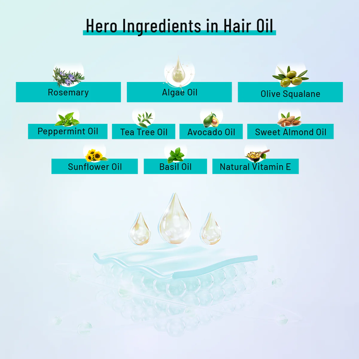 Trichup Pro Scalp Nourishing Hair Oil 100ml & Damage Repair Shampoo 300ml Combo for Dry Frizzy Hair with Rosemary to Deeply Hydrates Overall Scalp, Ultimate Frizz Control, Prevent Hair Breakage (Set of 2) - Image 5