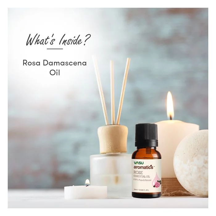 Vasu Aromatics Rose Essential Oil - 100% Pure and Natural - Image 3