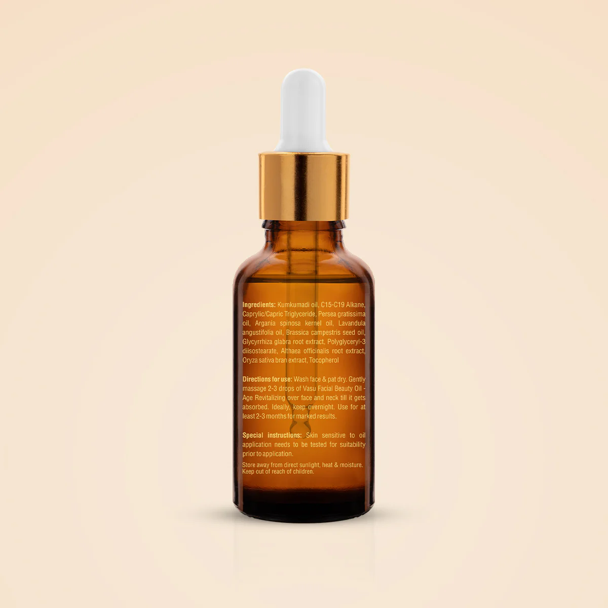 Vasu Facial Beauty Oil - Enriched with Kumkumadi Tailam -Age Revitalizing - Reduce Hyperpigmentation & Age Spots - Gives A Natural Glow To Your Face – 100% Natural - Image 10